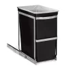 simplehuman 30 Liter / 8 Gallon Under Counter Kitchen Cabinet Pull-Out Trash Can, Heavy-Duty Steel Frame