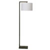 Mainstays Contemporary Metal 62in Floor Lamp with on/off Foot Switch, Black