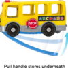 Fisher-Price Little People Toddler Learning Toy, Big Yellow School Bus Musical Push Toy Fisher-Price Little People Toddler Learning Toy, Big Yellow School Bus Musical Push Toy