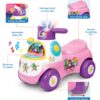 Little People Fisher-Price Movin’ n Groovin Pink Ride-On with Lights and Sounds