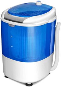 COSTWAY Portable Mini Washing Machine with Spin Dryer, Washing Capacity 5.5lbs, Blue