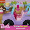 Fisher-Price Little People Barbie Toy Car with Music Sounds and 2 Figures, Beach Cruiser, Toddler Toys Fisher-Price Little People Barbie Toy Car with Music Sounds and 2 Figures, Beach Cruiser, Toddler Toys