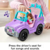 Fisher-Price Little People Barbie Toy Car with Music Sounds and 2 Figures, Beach Cruiser, Toddler Toys Fisher-Price Little People Barbie Toy Car with Music Sounds and 2 Figures, Beach Cruiser, Toddler Toys