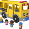 Fisher-Price Little People Toddler Learning Toy, Big Yellow School Bus Musical Push Toy Fisher-Price Little People Toddler Learning Toy, Big Yellow School Bus Musical Push Toy