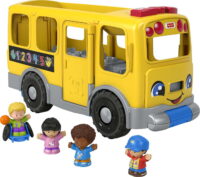 Fisher-Price Little People Toddler Learning Toy, Big Yellow School Bus Musical Push Toy