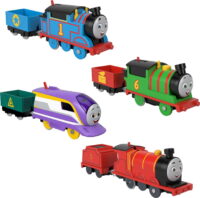 Thomas & Friends, All Engines Go Motorized Character Trains, Set of 4 Engines