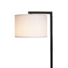 Mainstays Contemporary Metal 62in Floor Lamp with on/off Foot Switch, Black