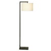 Mainstays Contemporary Metal 62in Floor Lamp with on/off Foot Switch, Black