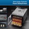 AROMA Professional 6-Tray Black Food Dehydrator with Drip Tray AROMA Professional 6-Tray Black Food Dehydrator with Drip Tray AFD-815B