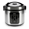 Aroma Housewares ARC-1120SBL SmartCarb Cool-Touch Stainless Steel Rice Multicooker Food Steamer