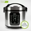 Aroma Housewares ARC-1120SBL SmartCarb Cool-Touch Stainless Steel Rice Multicooker Food Steamer