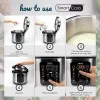 Aroma Housewares ARC-1120SBL SmartCarb Cool-Touch Stainless Steel Rice Multicooker Food Steamer