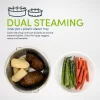 Aroma Housewares ARC-1120SBL SmartCarb Cool-Touch Stainless Steel Rice Multicooker Food Steamer