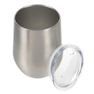 ArtMinds 12 Pack: 12oz. Silver Stainless Steel Wine Tumbler