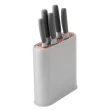 BergHOFF Leo 6-Piece Gray Stainless Steel Knife Set with Block