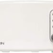 BergHOFF Seren Side Loading Toaster with Cool Touch Exterior and Removable Crumb Tray, White, Without Serving Tray