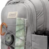 Coleman Backroads Insulated 30-Can Soft Cooler Backpack, Gray