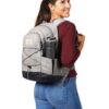 Coleman Backroads Insulated 30-Can Soft Cooler Backpack, Gray