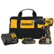 DEWALT DCD709C2 ATOMIC 20V MAX Cordless Brushless Compact 1/2 in. Hammer Drill, (2) 20V 1.3Ah Batteries, Charger, and Bag