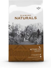 Diamond Naturals Active Cat Adult Dry Cat Food Chicken Protein Formula from Cage-Free Chicken with Superfoods, Probiotics, Antioxidants and Essential Nutrients 18lb
