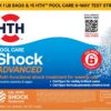 HTH 52125 Swimming Pool Shock Advanced - 15 Pack of 1lb Bags for Crystal Clear Water