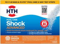 HTH 52125 Swimming Pool Shock Advanced - 15 Pack of 1lb Bags for Crystal Clear Water