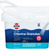 HTH Pool Care Chlorine Granules Ultra, Swimming Pool Chlorinating Sanitizer & Shock, Kills Bacteria & Algae, 18 lbs