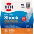 HTH Pool Care Shock Advanced, Swimming Pool Chemical Prevents Bacteria & Algae, Cal Hypo Formula, 1 lb (Pack of 12)
