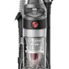 Hoover WindTunnel Whole House Rewind Corded Bagless Upright Vacuum Cleaner, For Carpet and Hard Floors, UH71350V, Black