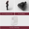 Kenmore BU3040 Intuition Lite Bagged Upright Vacuum Lightweight Cleaner 2-Motor Power Suction with HEPA Filter