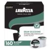 Lavazza SingleServe Coffee KCups for Keurig Brewer Pack of, Gran Selezione, 160 Count, (Pack of 4) Authentic Italian