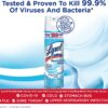 Lysol Disinfectant Spray, Sanitizing and Antibacterial Spray, For Disinfecting and Deodorizing, Crisp Linen, 19 fl oz (Pack of 12)