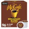 McCafé Breakfast Blend, Keurig Single Serve K-Cup Pods, Light Roast Coffee Pods, 96 Count