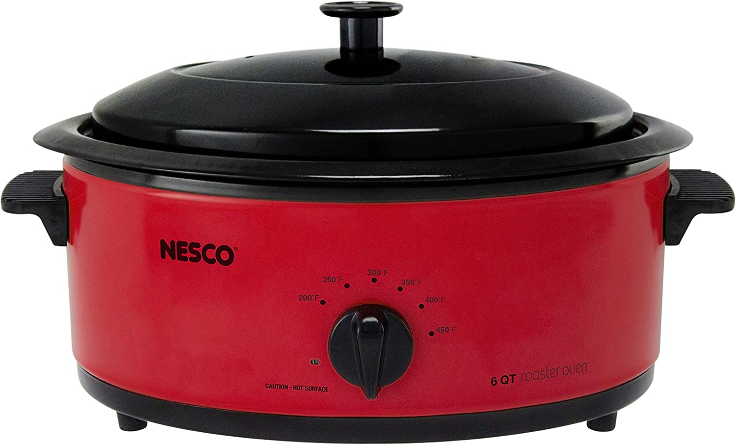 Nesco 4816-12 Roaster Oven, 6 Quart, Red