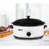 Nesco 4816-14 Porcelain Roaster Oven, 6 quart, White