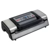 Nesco Deluxe Food VS-12 Vacuum Sealer, 130 Watts, Kit Bags & Viewing Lid, Compact, Silver