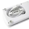 Nesco VS-01 One Touch Operation Food Vacuum Sealer with Vacuum Sealer Bags, White