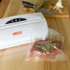 Nesco VS-01 One Touch Operation Food Vacuum Sealer with Vacuum Sealer Bags, White