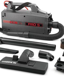ORECK COMMERCIAL XL Pro 5 Super Compact Canister Bagged Vacuum Cleaner with Attachments