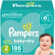 Pampers Baby Dry Diapers Size 2 186 Count
