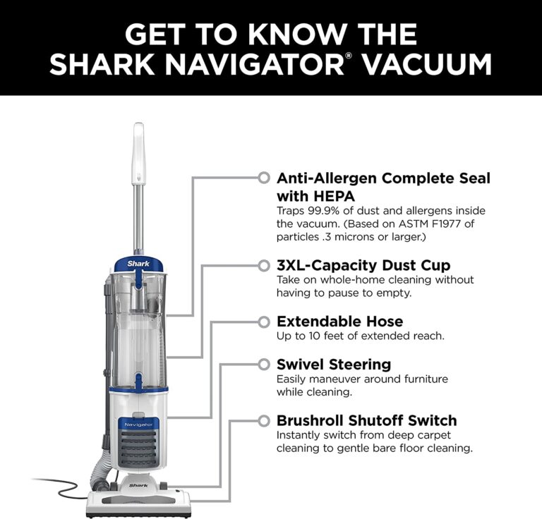 Shark NV141 Navigator AntiAllergen Plus Upright Vacuum with HEPA