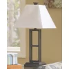 Signature Design by Ashley Deidra Modern 27.75" Metal Table Lamp, 2 Count, Black Finish Signature Design by Ashley Deidra Modern 27.75