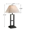 Signature Design by Ashley Deidra Modern 27.75" Metal Table Lamp, 2 Count, Black Finish Signature Design by Ashley Deidra Modern 27.75