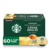 Starbucks Flavored K-Cup Coffee Pods, Crème Brûlée for Keurig Brewers, 6 boxes (60 pods total)