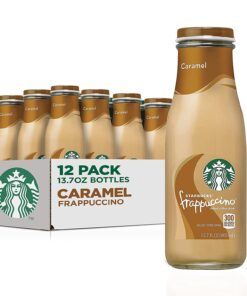 Starbucks Frappuccino Coffee Drink, Caramel, 13.7 fl oz Bottles (12 Pack)