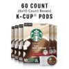 Starbucks Hot Cocoa K-Cup Coffee Pods, Hot Cocoa for Keurig Brewers, 6 boxes (60 pods total)