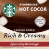 Starbucks Hot Cocoa K-Cup Coffee Pods, Hot Cocoa for Keurig Brewers, 6 boxes (60 pods total)
