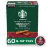 Starbucks K-Cup Coffee Pods, Cinnamon Dolce Flavored Coffee for Keurig Brewers, Naturally Flavored, 100% Arabica, 6 boxes (60 pods total)