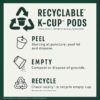 Starbucks K-Cup Coffee Pods, Medium Roast Coffee, Pike Place Roast for Keurig Brewers, 100% Arabica, 6 boxes (60 pods total)