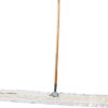 Tidy Tools Commercial Dust Mop & Floor Sweeper – 60 X 5 in. Cotton Mop Head, 63 in. Wooden Broom Handle & Metal Frame